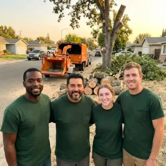 Leo's Tree Care crew after a Philadelphia tree removal job